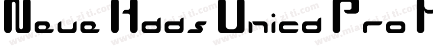 Neue Haas Unica Pro Medium字体转换